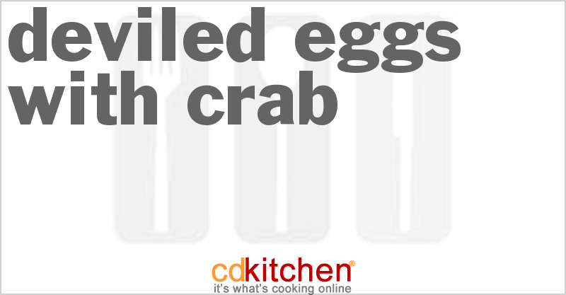 Deviled Eggs with Crab - CDKitchen.com