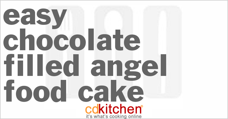 Easy Chocolate Filled Angel Food Cake - CDKitchen.com