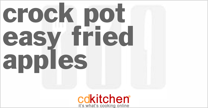 Easy Fried Apples - CDKitchen.com