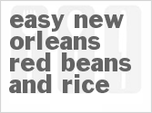 recipe for easy new orleans red beans and rice