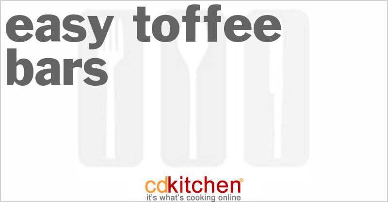 Easy Toffee Bars - CDKitchen.com