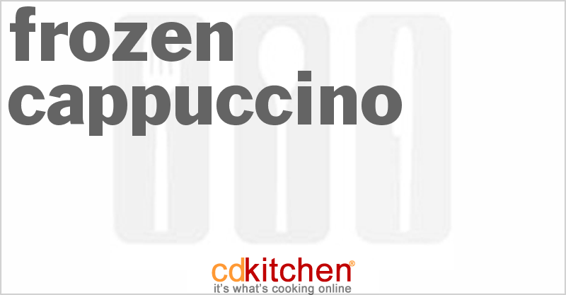 Frozen Cappuccino - CDKitchen.com