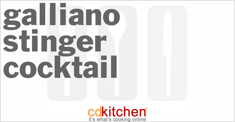 Galliano Stinger - CDKitchen.com
