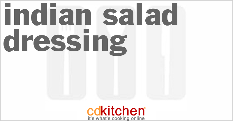 Indian Salad Dressing Recipe | CDKitchen.com