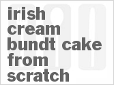 recipe for irish cream bundt cake from scratch
