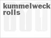 recipe for kummelweck rolls
