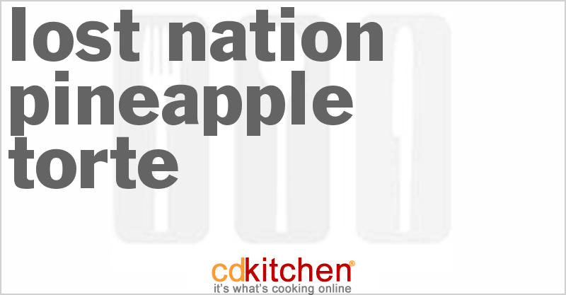 Lost Nation Pineapple Torte - CDKitchen.com
