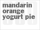 recipe for mandarin orange yogurt pie