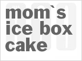 recipe for mom's ice box cake
