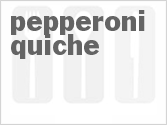 recipe for pepperoni quiche