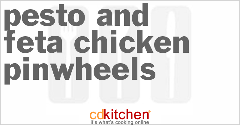Pesto And Feta Chicken Pinwheels - CDKitchen.com