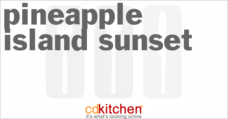 Pineapple Island Sunset - CDKitchen.com