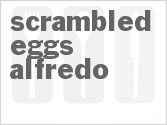 recipe for scrambled eggs alfredo