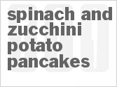 recipe for spinach and zucchini potato pancakes