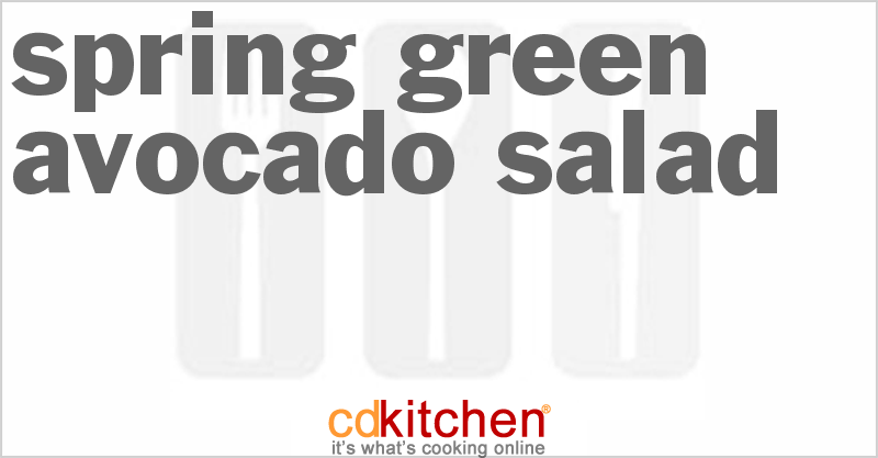 Spring Green Avocado Salad - CDKitchen.com