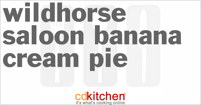 Wildhorse Saloon Banana Cream Pie - CDKitchen.com