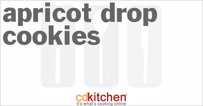 Apricot Drop Cookies - CDKitchen.com