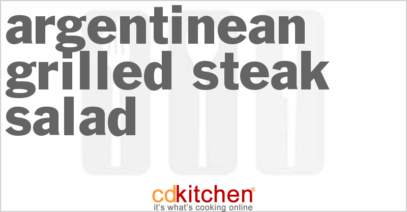 Argentinean Grilled Steak Salad - CDKitchen.com