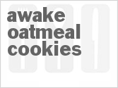 recipe for awake oatmeal cookies