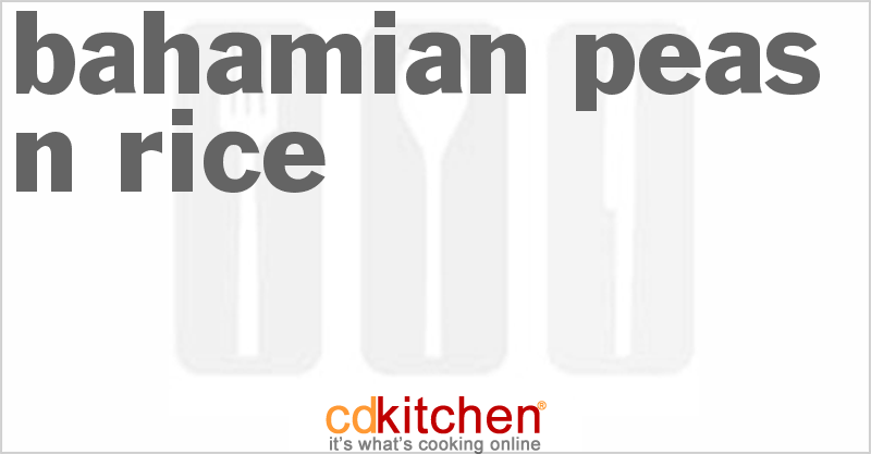 Bahamian Peas-n-Rice - CDKitchen.com