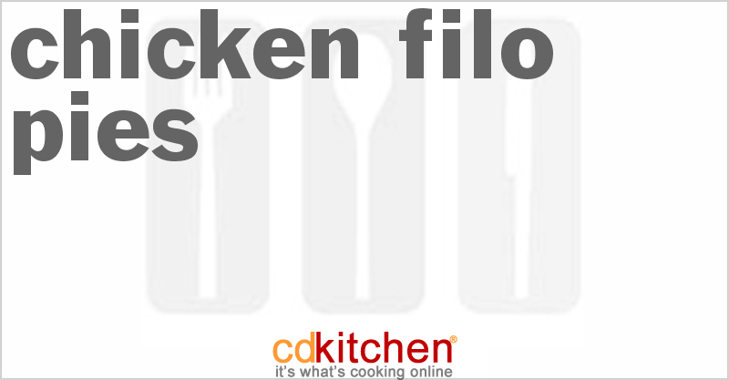 Chicken Filo Pies - CDKitchen.com