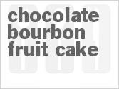 recipe for chocolate bourbon fruit cake