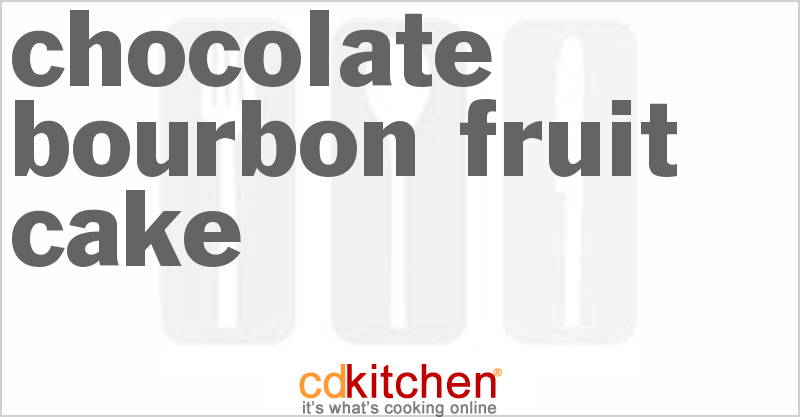 Chocolate Bourbon Fruit Cake Recipe | CDKitchen.com