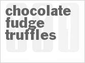 recipe for chocolate fudge truffles
