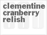 recipe for clementine-cranberry relish