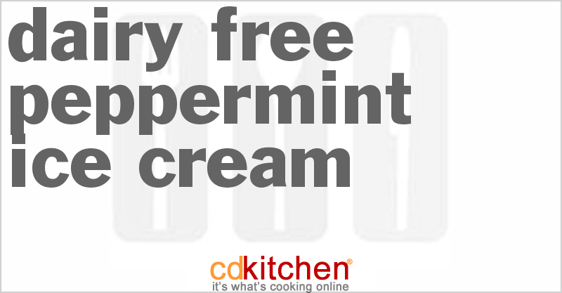 Dairy-Free Peppermint Ice Cream - CDKitchen.com