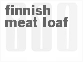 recipe for finnish meat loaf