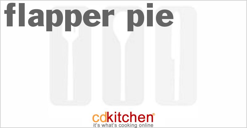 Flapper Pie - CDKitchen.com