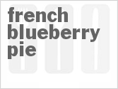 recipe for french blueberry pie