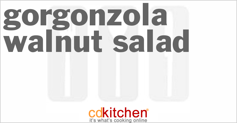 Gorgonzola Walnut Salad - CDKitchen.com