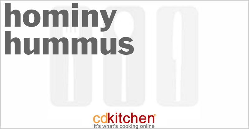 Hominy Hummus - CDKitchen.com