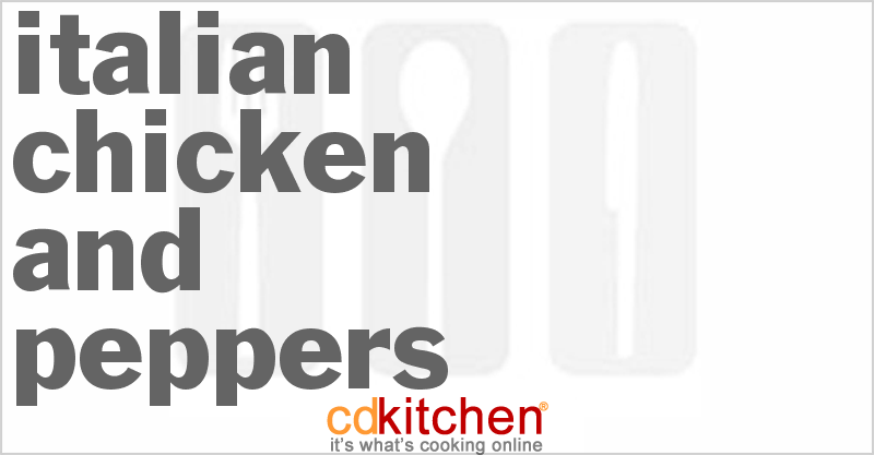 Italian Chicken And Peppers - CDKitchen.com