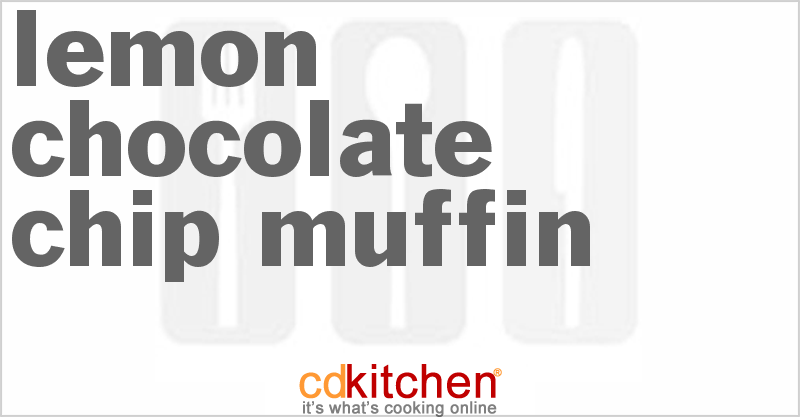 Lemon Chocolate Chip Muffin - CDKitchen.com