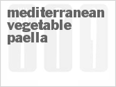 recipe for mediterranean vegetable paella