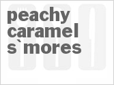recipe for peachy caramel s'mores
