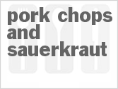 recipe for slow cooker pork chops and sauerkraut