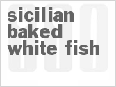 recipe for sicilian baked white fish