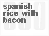 recipe for spanish rice with bacon