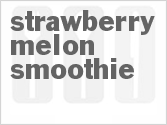 recipe for strawberry-melon smoothie