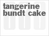 recipe for tangerine bundt cake