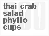 recipe for thai crab salad phyllo cups