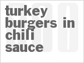 recipe for turkey burgers in chili sauce