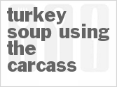 recipe for turkey soup using the carcass