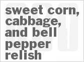Sweet Corn, Cabbage, And Bell Pepper Relish