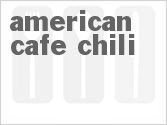 recipe for american cafe chili