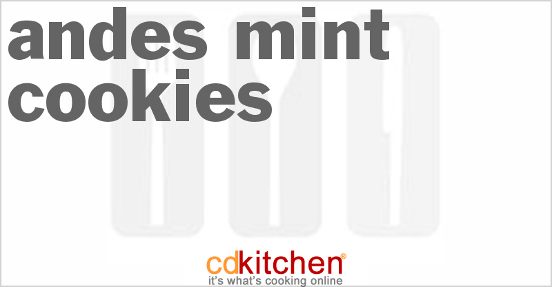 Andes Mint Cookies - CDKitchen.com